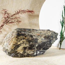 Black Tourmaline With Mica