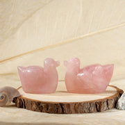 Rose Quartz Mandarian Duck ( Long Distance Relationship)