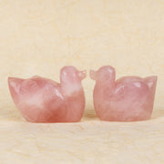Rose Quartz Mandarian Duck ( Long Distance Relationship)