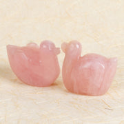 Rose Quartz Mandarian Duck ( Long Distance Relationship)