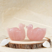 Rose Quartz Mandarian Duck ( Long Distance Relationship)