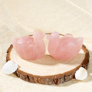 Rose Quartz Mandarian Duck ( Long Distance Relationship)