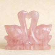 Rose Quartz Mandarin Ducks — Love, Marriage
