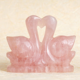 Rose Quartz Mandarin Ducks — Love, Marriage