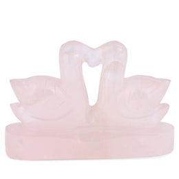 Rose Quartz Mandarin Ducks — Love, Marriage