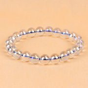 Titanium Aura Quartz Bracelet — Positivity, Power