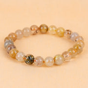 Golden Rutilated Quartz Bracelet — Success, Manifestation